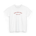 Seek Him First Embroidered Cotton T‑Shirt